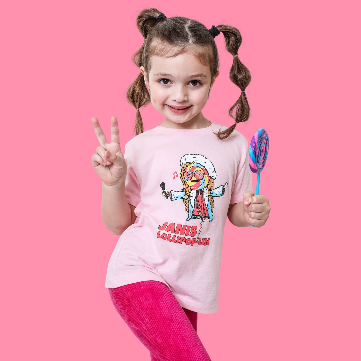 JANIS LOLLIPOP-LIN Kids Tee