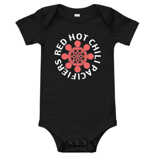 RED HOT CHILI PACIFIERS Baby Bodysuit
