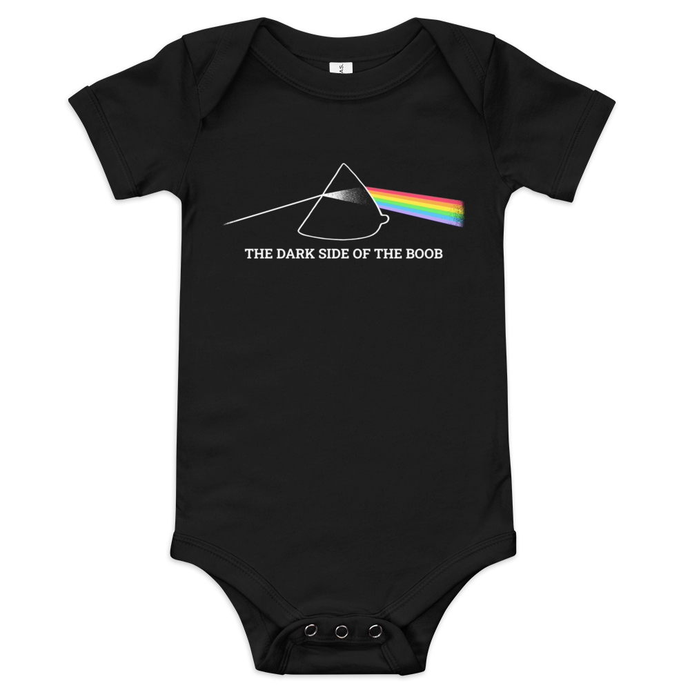 THE DARK SIDE OF THE BOOB Baby Bodysuit