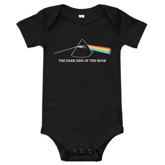 THE DARK SIDE OF THE BOOB Baby Bodysuit