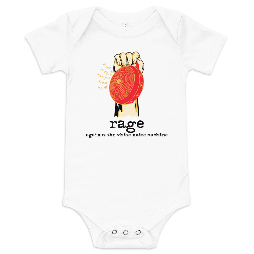 RAGE AGAINST THE WHITE NOISE MACHINE Baby Bodysuit