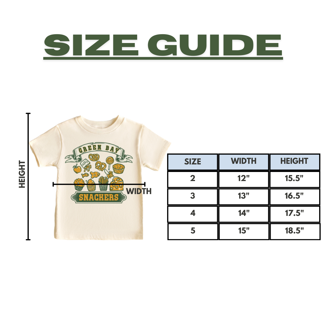 GREEN BAY SNACKERS Kids Tee