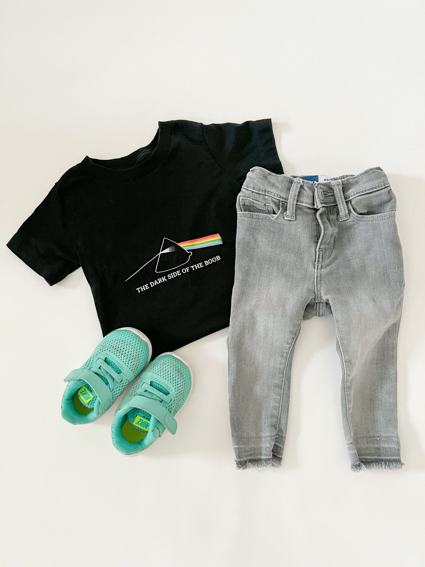 THE DARK SIDE OF THE BOOB Kids Tee