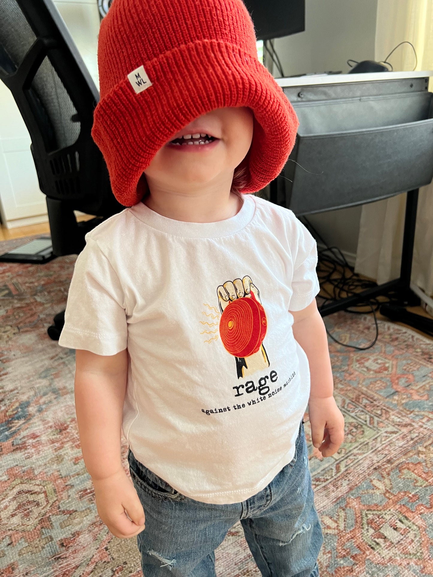 RAGE AGAINST THE WHITE NOISE MACHINE Kids Tee