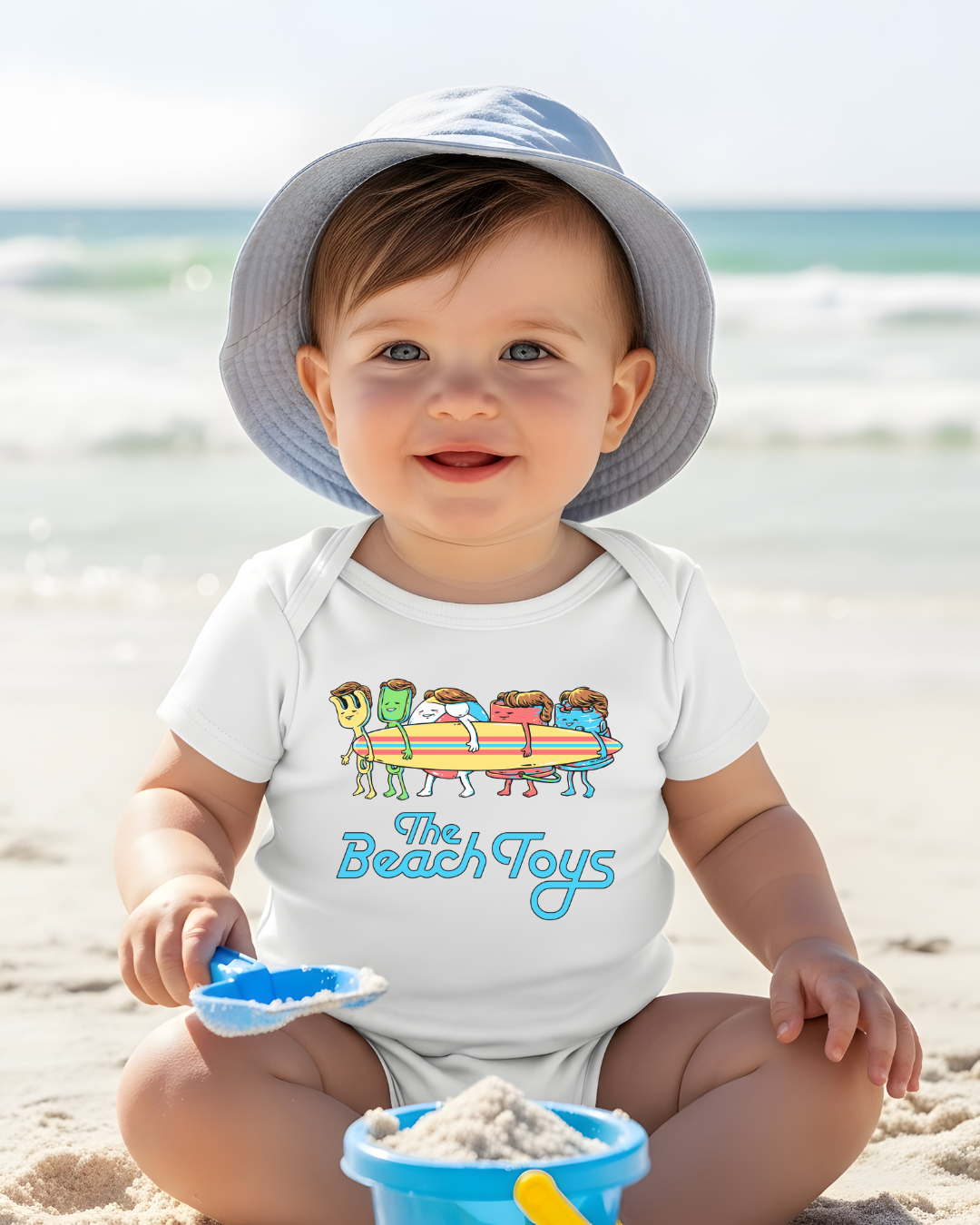THE BEACH TOYS Baby Bodysuit