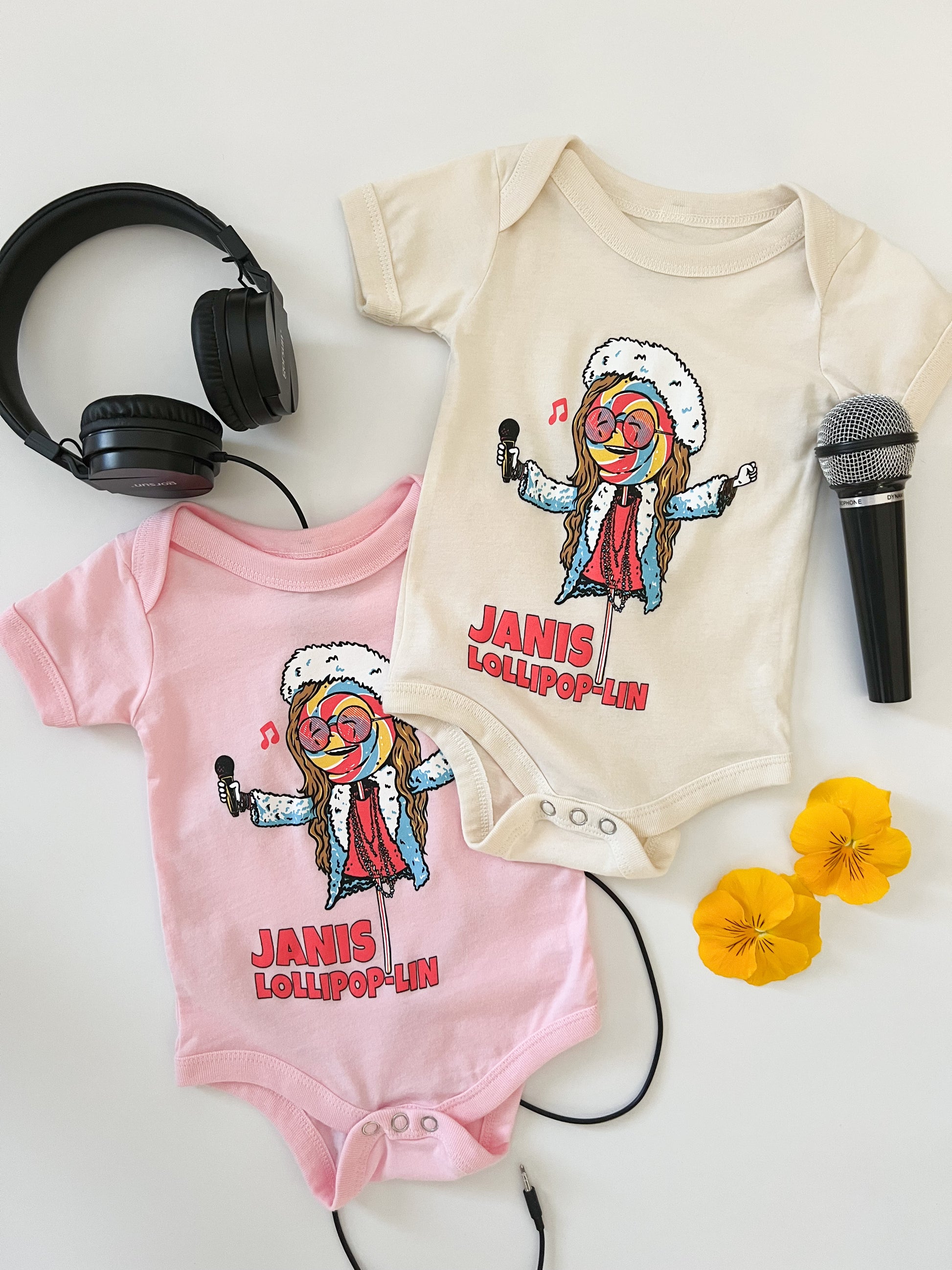 janis lollipoplin baby onesies