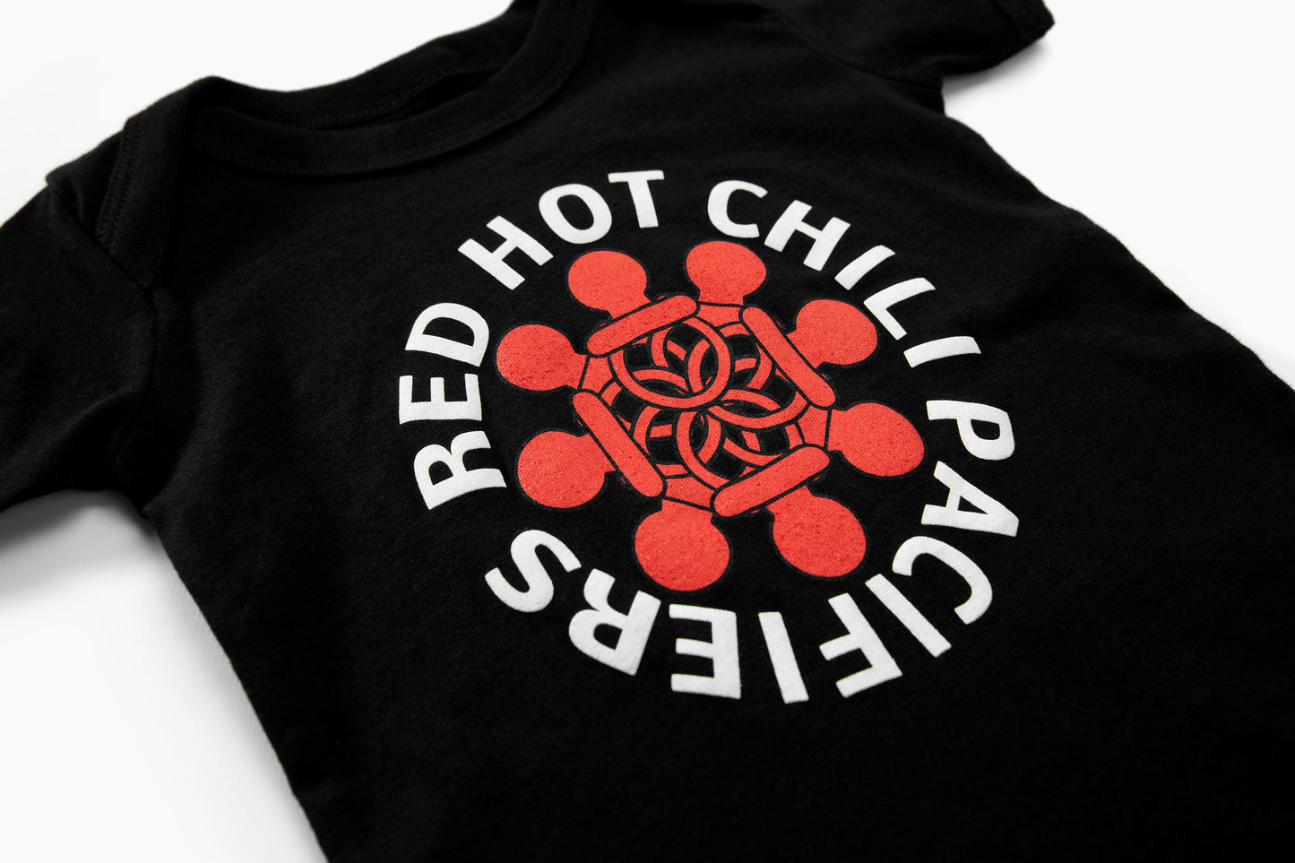 RED HOT CHILI PACIFIERS Baby Bodysuit