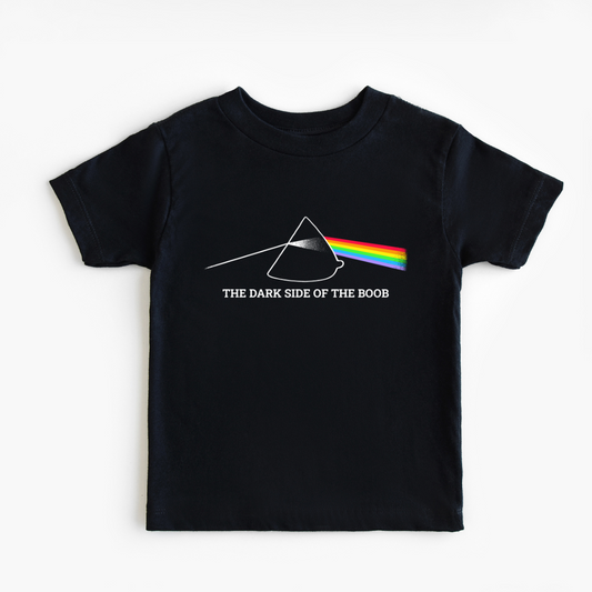 THE DARK SIDE OF THE BOOB Kids Tee