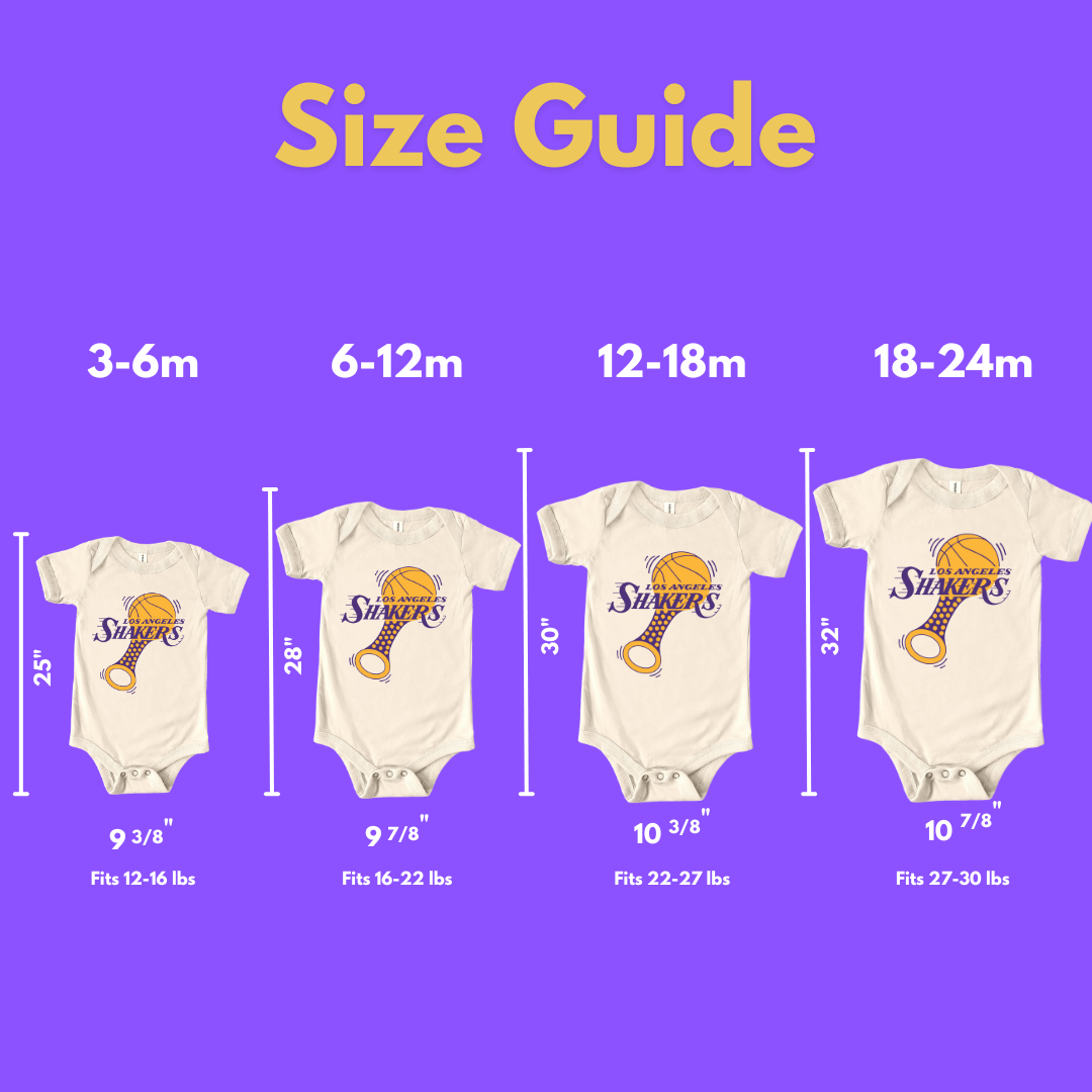 Los Angeles SHAKERS Baby Bodysuit