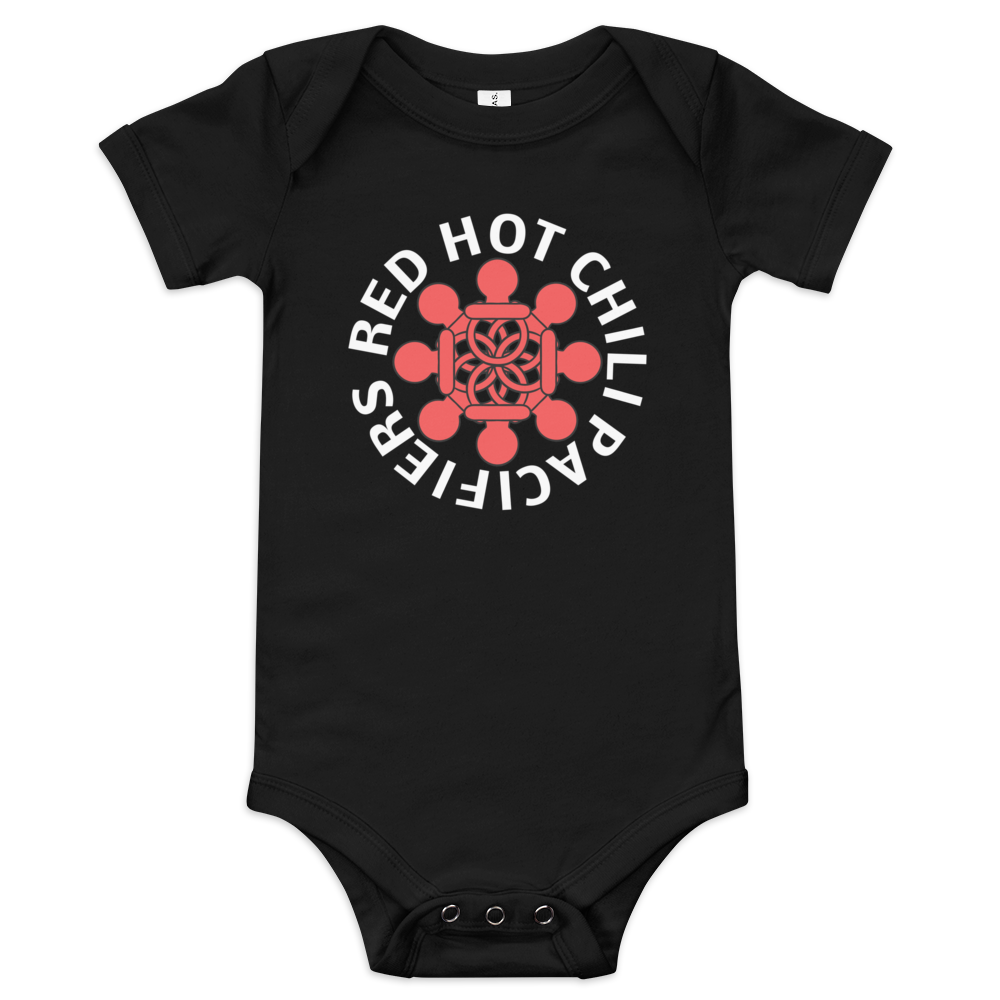 RED HOT CHILI PACIFIERS Baby Bodysuit