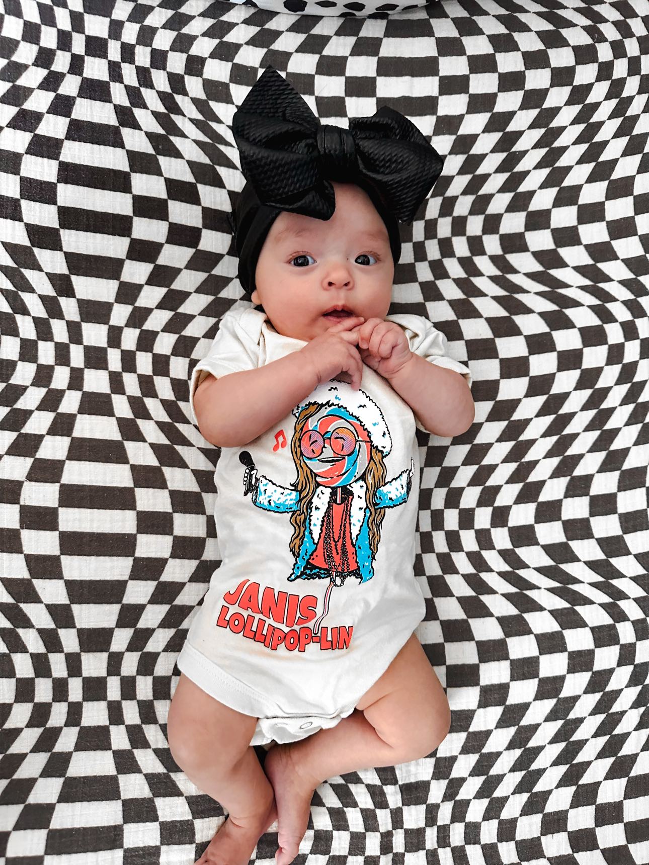 JANIS LOLLIPOP-LIN Baby Bodysuit