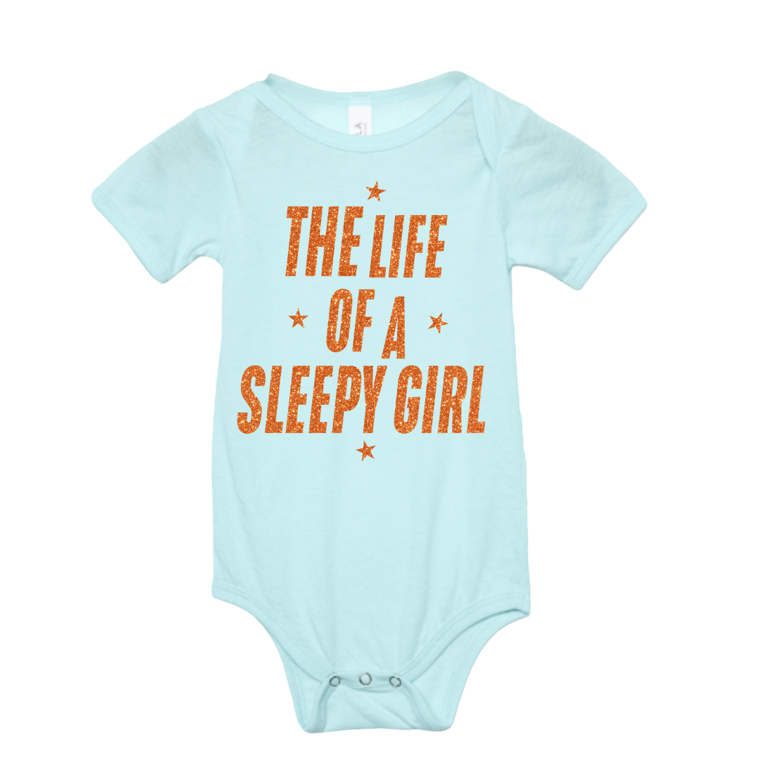 LIFE OF A SLEEPYGIRL Baby Bodysuit
