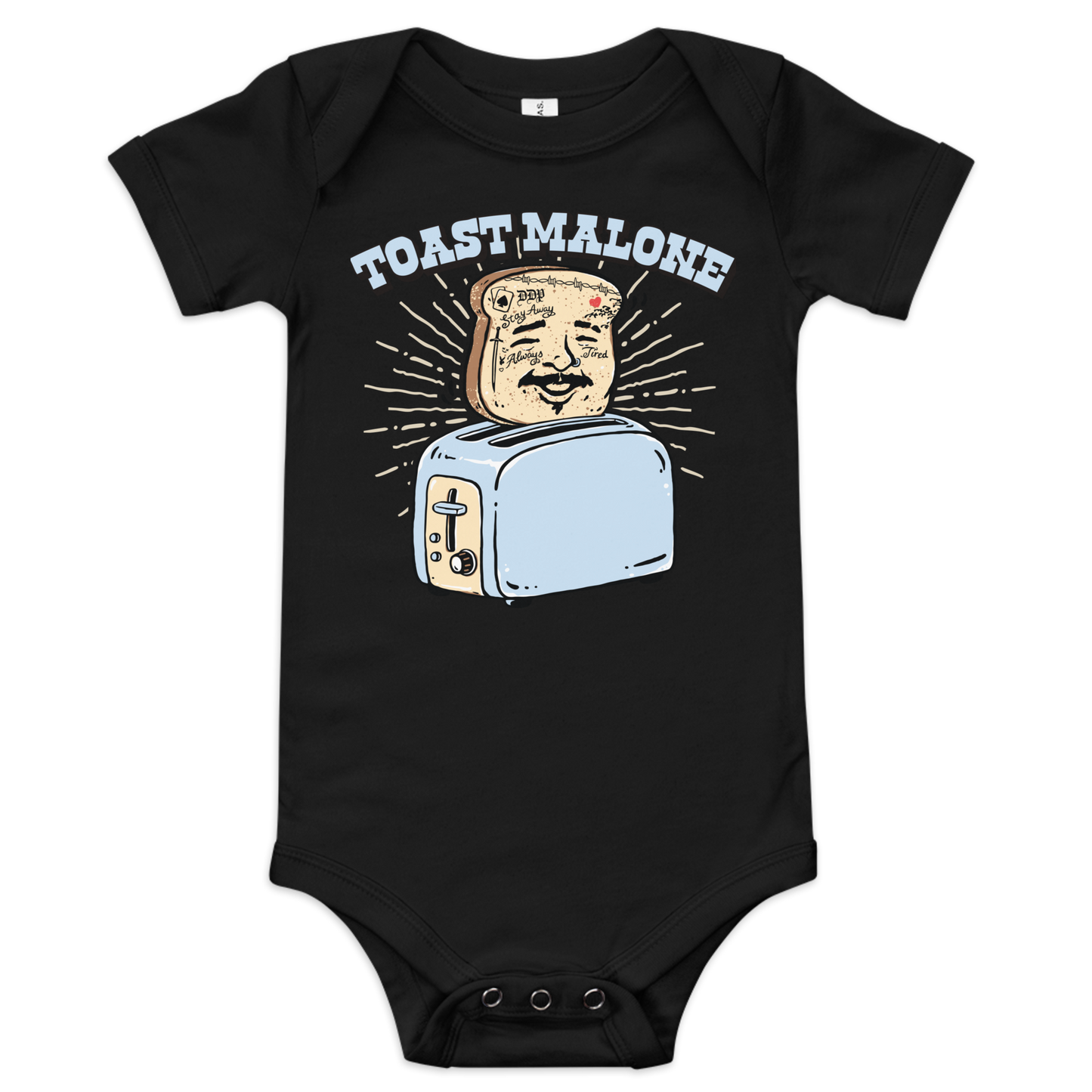 TOAST MALONE Baby Bodysuit