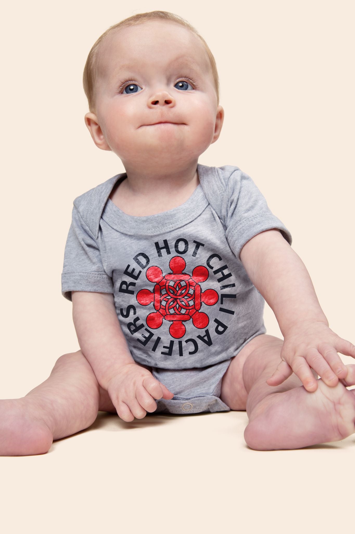 RED HOT CHILI PACIFIERS Baby Bodysuit